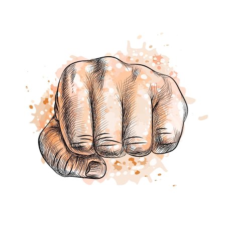 Рисунок кулак