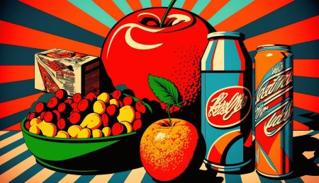 Поп арт натюрморт