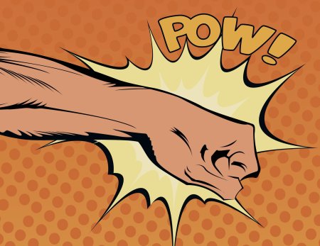 Удар в комиксах