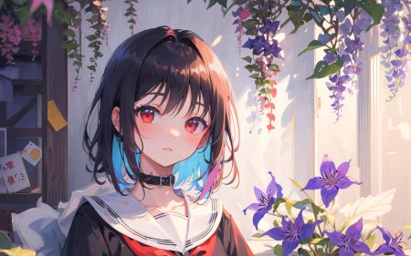 Цветок аниме