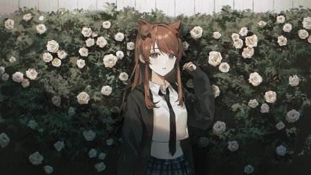 Аниме девушка красивая