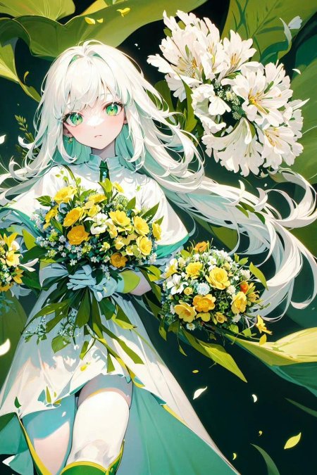 Красивая аниме девушка