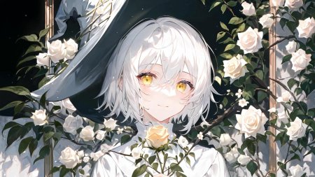 Аниме с белыми волосами