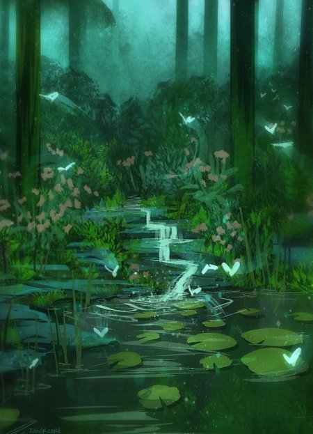 Аниме пейзаж