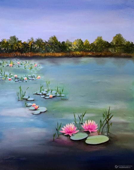 Картина кувшинки