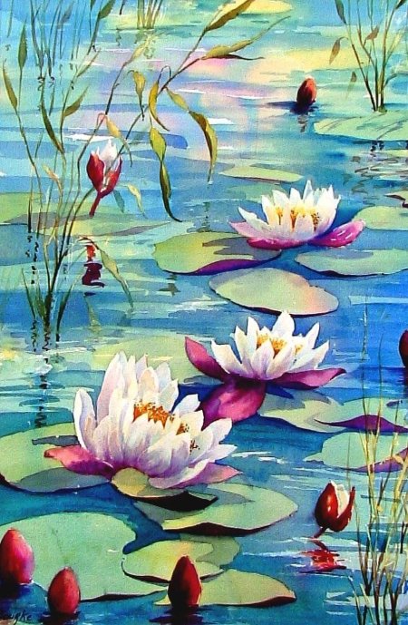 Алессандро форнеро художник кувшинки