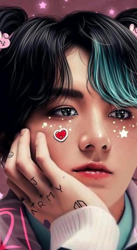 Арт чонгука из бтс