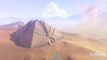 Пирамида в пустыне сумеру