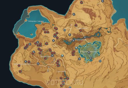 Пустыня . геншин