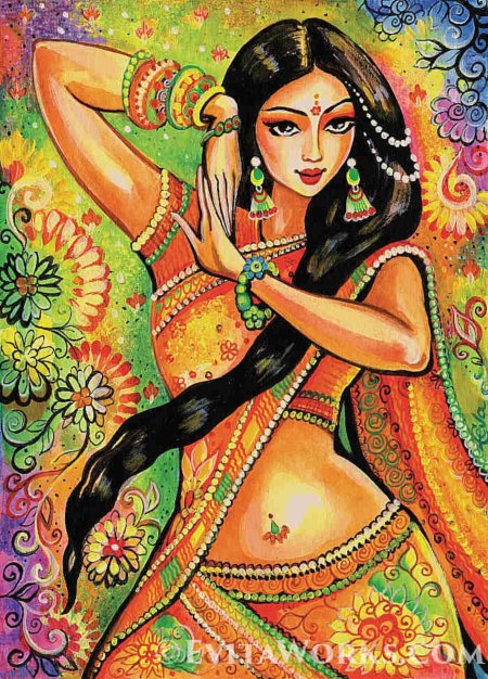 Картины в индийском стиле