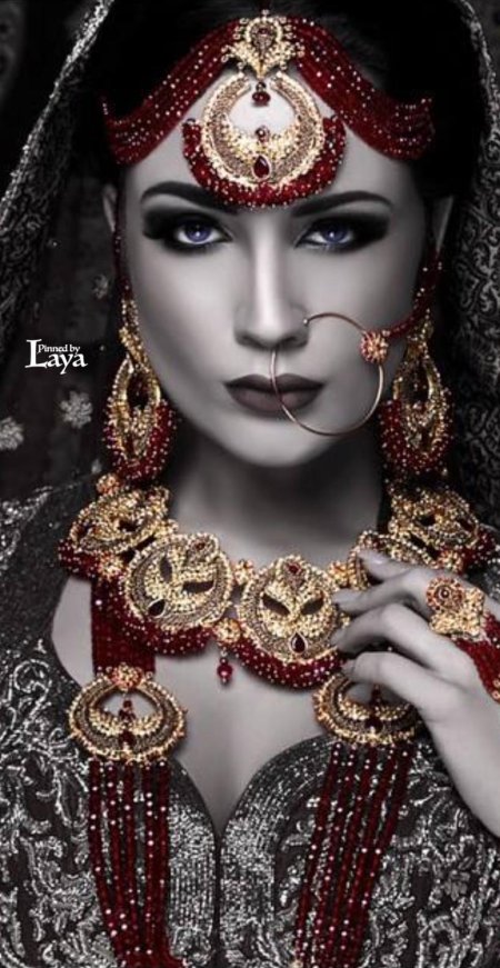 Индийский свадебный макияж