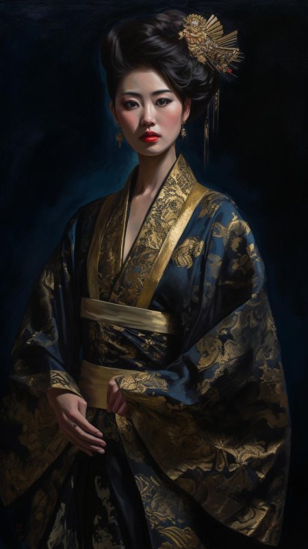 Гейша портрет