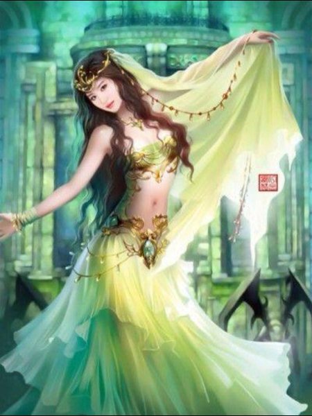 Красивая девушка фэнтези