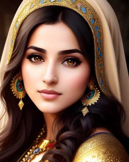 Красивая арабская девушка
