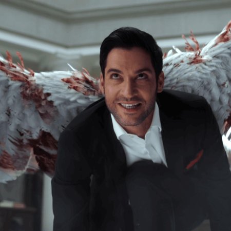 Том эллис люцифер с крыльями