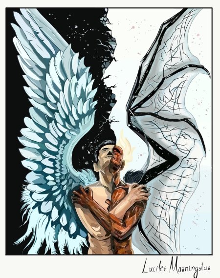 Ангел люцифер морнингстар art