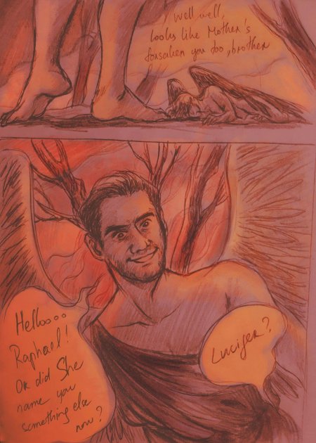 Люцифер морнингстар и кроули арт