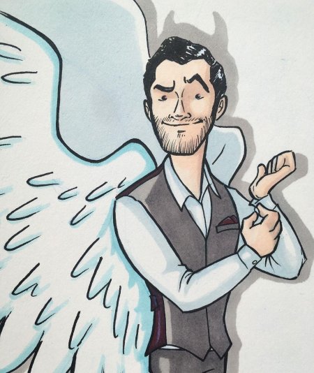 Люцифер морнингстар срисовка