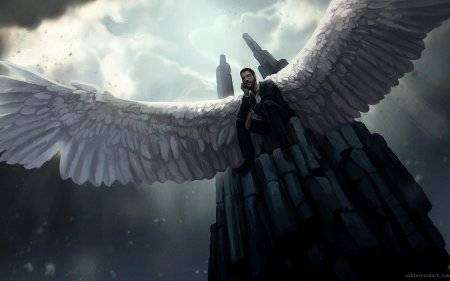 Люцифер морнингстар с крыльями