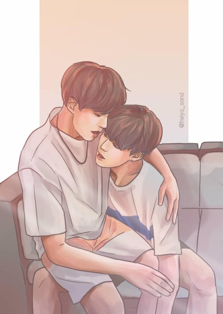 Bts чонгук и чимин арт +18