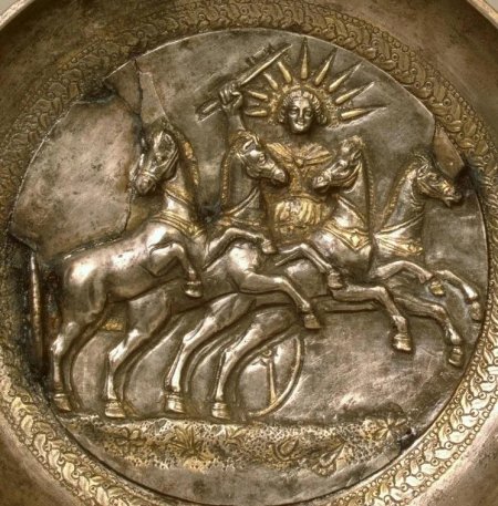 Сасанидское серебро шапур ii