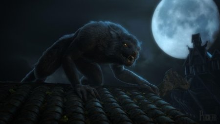 Tes вервольф арт