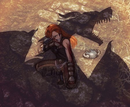 Эйла охотница и довакин