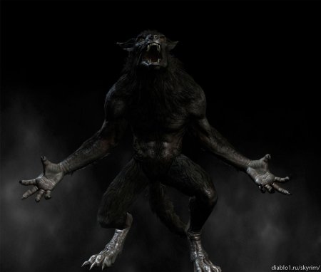 Скайрим монстр вервольф