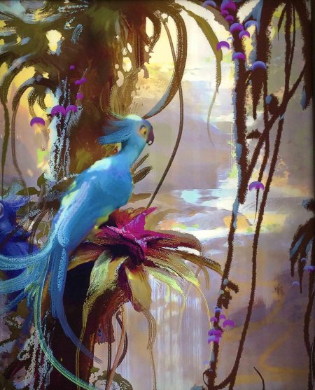 Рио голубчик и жемчужинка арт