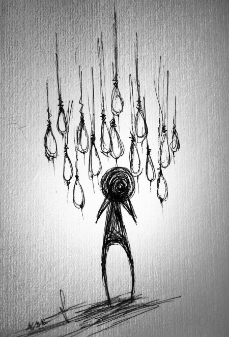 Депрессивные рисунки