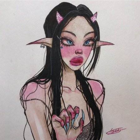 Арт рисунки девушек