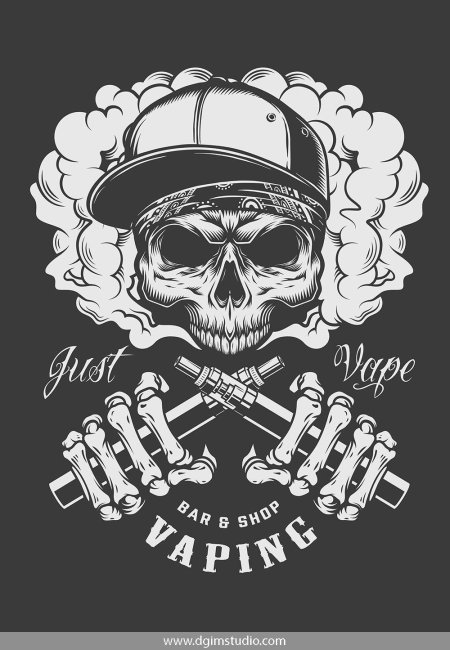 Вейп с черепом