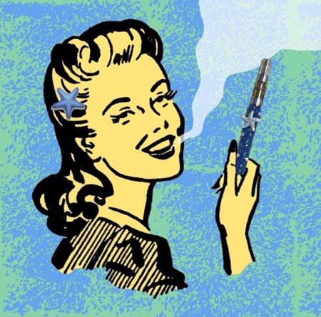 Женщина с сигаретой