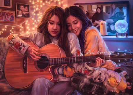 Блэк пинк арт