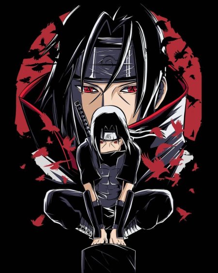 Живопись по номерам итачи