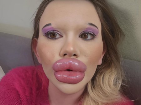 Огромные губы