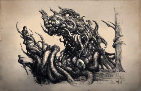 Шоггот лавкрафт арт