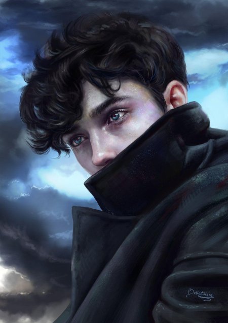 Виктор ван арт вампир брюнет мальчик