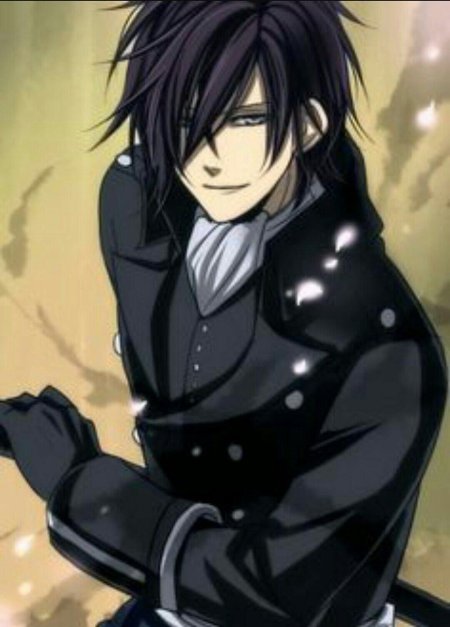 Черноволосый парень аниме