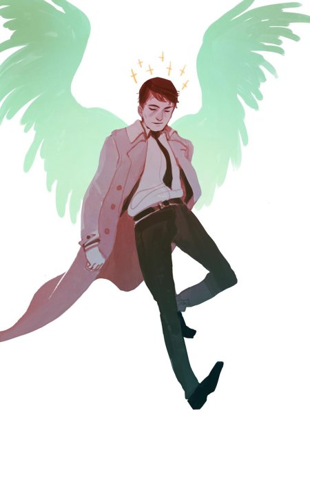 Сверхъестественное кастиэль с крыльями