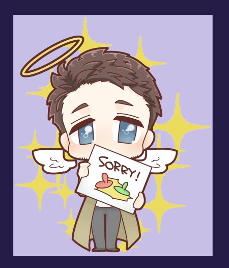 Сверхъестественное кастиэль чиби