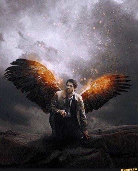 Кастиэль ангел сверхъестественное арт