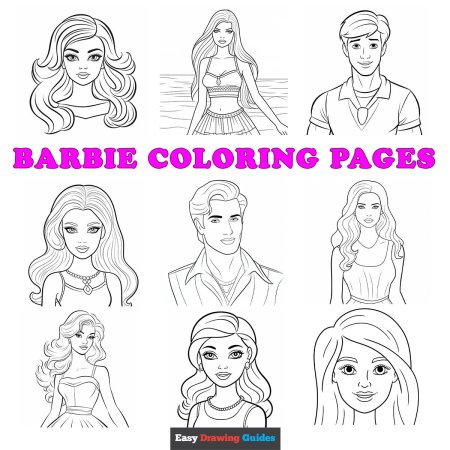 Barbie coloring pages