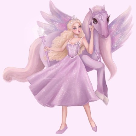 Барби в волшебство пегаса