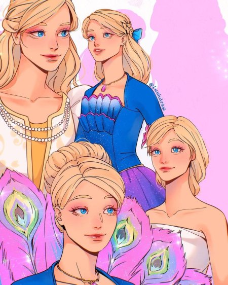 Барби академия принцесс