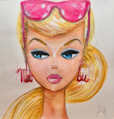 Барби арт рисунки