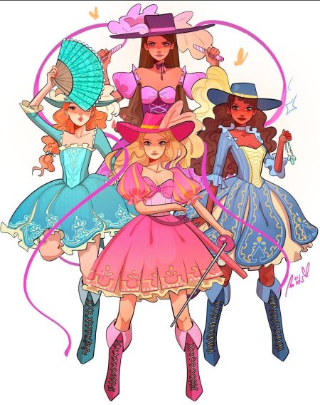 Барби и 3 мушкетера