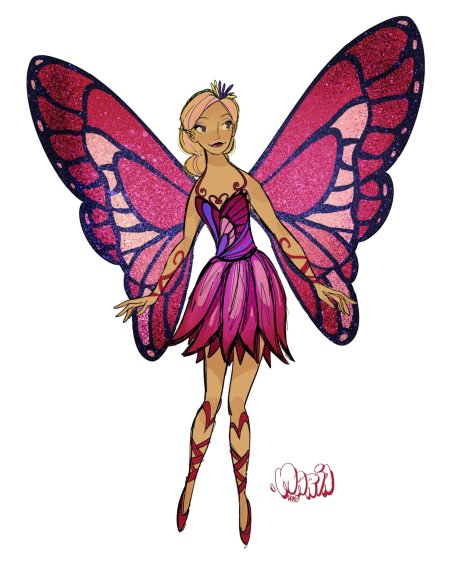 Barbie марипоса