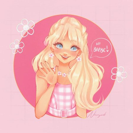 Барби фан арт