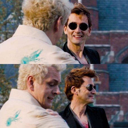 Дэвид теннант благие знамения кроули